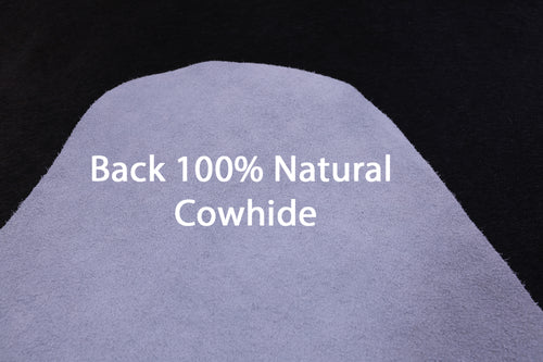 Dark Brown Natural Cowhide Rug - XX-Large 7' 8