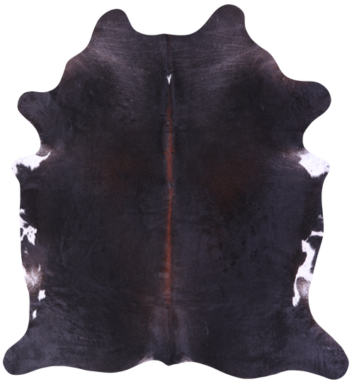 Dark Brown Natural Cowhide Rug - XX-Large 8' 0