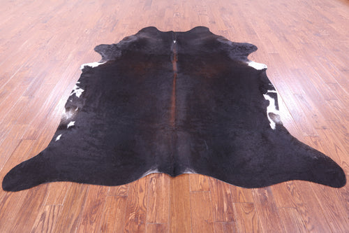 Dark Brown Natural Cowhide Rug - XX-Large 8' 0