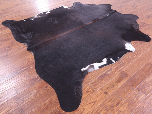 Dark Brown Natural Cowhide Rug - XX-Large 8' 0
