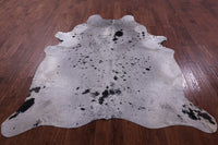 Thumbnail for Black Salt & Pepper Natural Cowhide Rug - XX-Large 8' 0