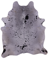 Thumbnail for Black Salt & Pepper Natural Cowhide Rug - XX-Large 8' 0