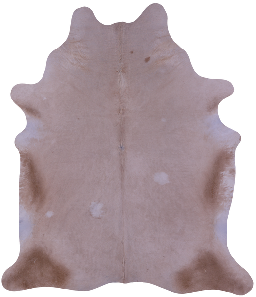 Beige Natural Cowhide Rug - XX-Large 8' 5"H x 7' 3"W