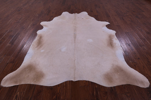 Beige Natural Cowhide Rug - XX-Large 8' 5