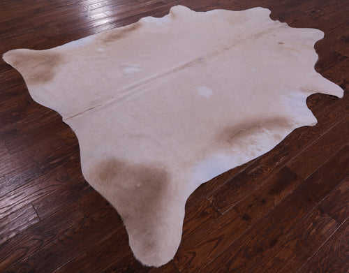 Beige Natural Cowhide Rug - XX-Large 8' 5