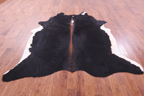 Black Natural Cowhide Rug - XX-Large 8' 2