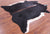 Black Natural Cowhide Rug - XX-Large 8' 2"H x 7' 4"W