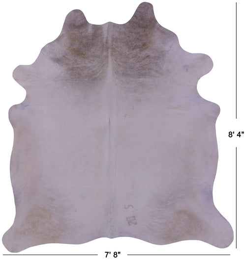 Beige Natural Cowhide Rug - XX-Large 8' 4