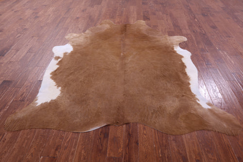 Light Brown Natural Cowhide Rug - XX-Large 7' 7