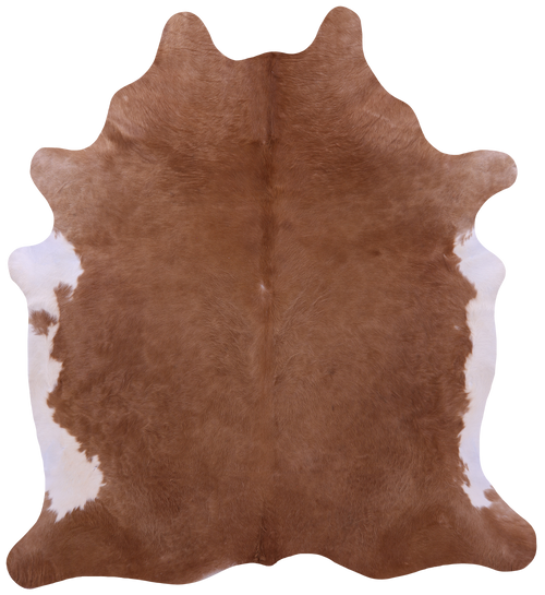 Light Brown Natural Cowhide Rug - XX-Large 7' 7