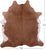 Light Brown Natural Cowhide Rug - XX-Large 7' 7"H x 7' 0"W