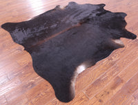 Thumbnail for Dark Brown Natural Cowhide Rug - XX-Large 7' 6