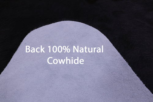 Dark Brown Natural Cowhide Rug - XX-Large 7' 6