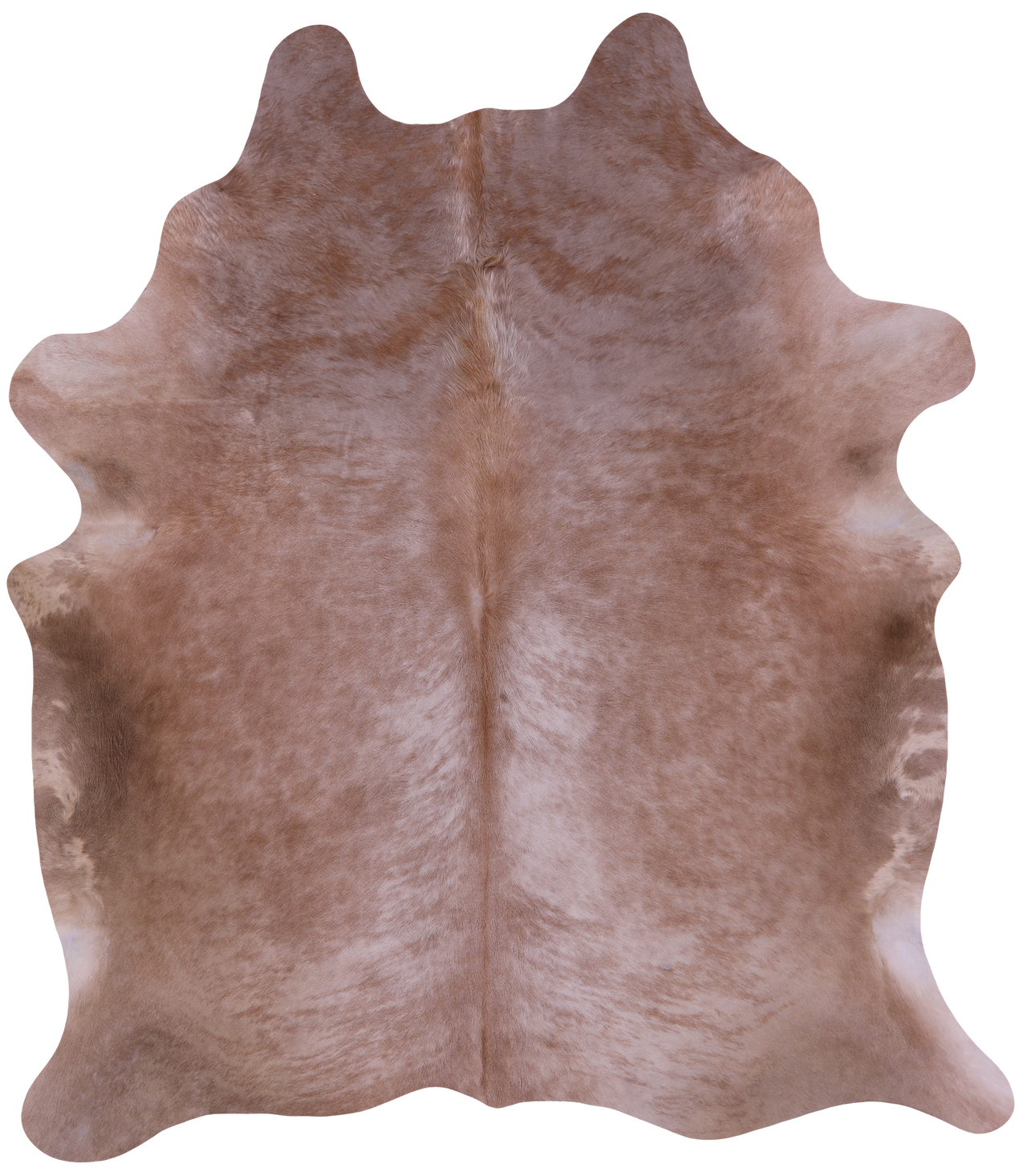 Light Brown Natural Cowhide Rug - XX-Large 7' 6"H x 6' 7"W