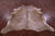 Light Brown Natural Cowhide Rug - XX-Large 7' 6"H x 6' 7"W