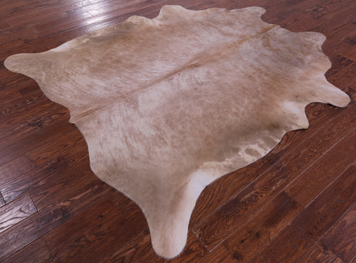 Light Brown Natural Cowhide Rug - XX-Large 7' 6