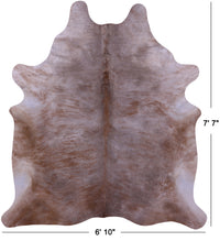 Thumbnail for Champagne Natural Cowhide Rug - XX-Large 7' 7