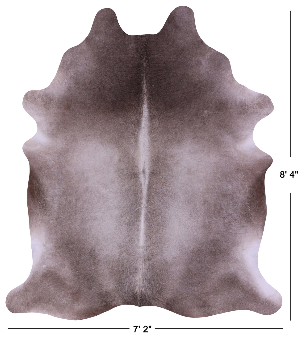 Champagne Natural Cowhide Rug - XX-Large 8' 4"H x 7' 2"W