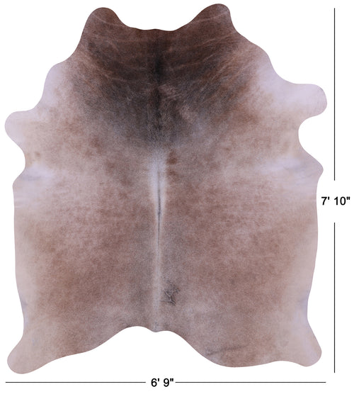 Beige Natural Cowhide Rug - XX-Large 7' 10