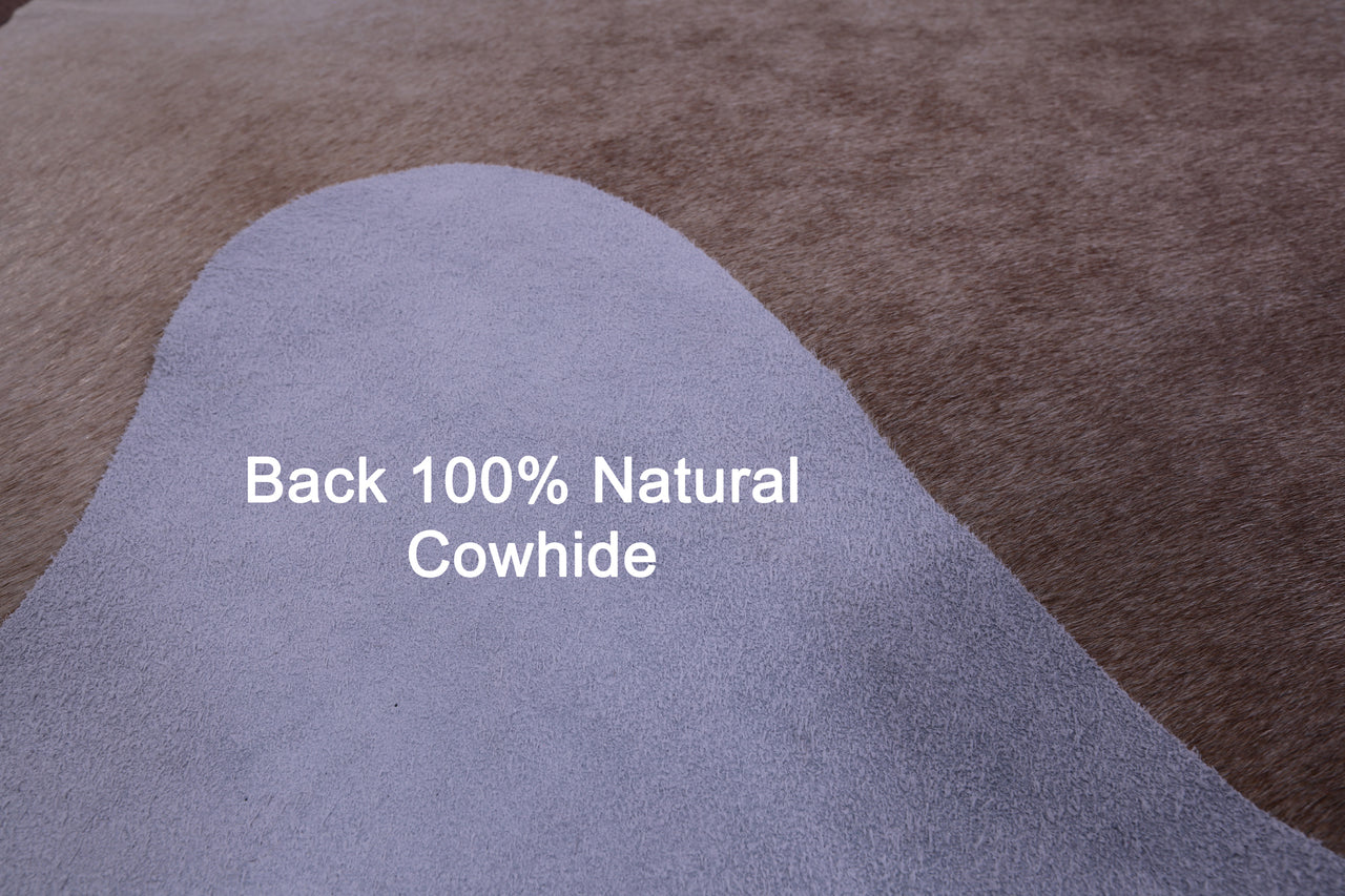 Beige Natural Cowhide Rug - XX-Large 7' 10"H x 6' 9"W