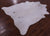 White Natural Cowhide Rug - XX-Large 7' 7"H x 6' 4"W