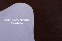 Thumbnail for Brown & White Natural Cowhide Rug - X-Large 7' 0