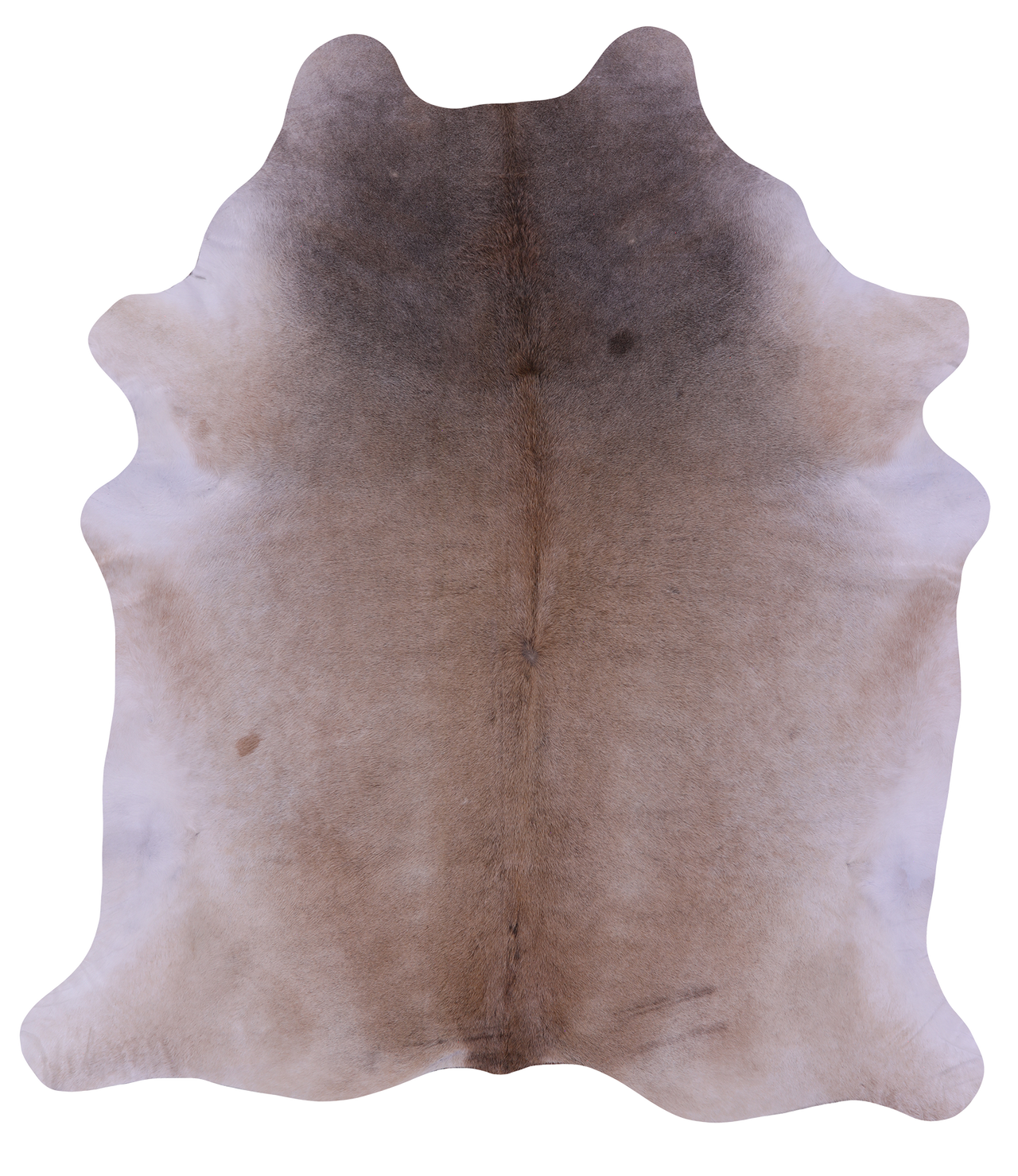 Beige Natural Cowhide Rug - XX-Large 8' 0"H x 7' 0"W