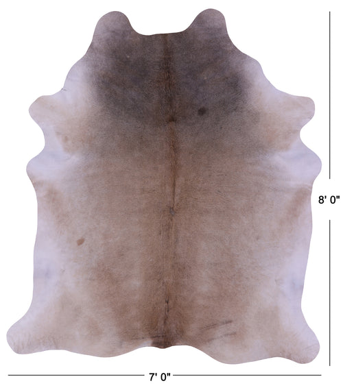 Beige Natural Cowhide Rug - XX-Large 8' 0