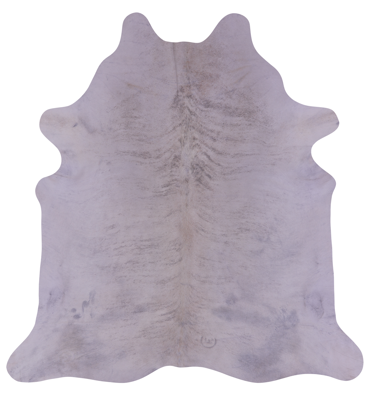 Light Brindle Natural Cowhide Rug - XX-Large 7' 4"H x 7' 0"W