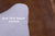 Brown & White Natural Cowhide Rug - X-Large 7' 3"H x 6' 4"W