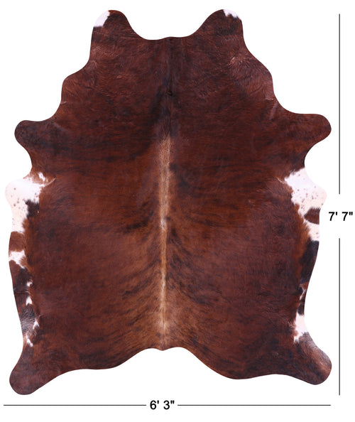 Brindle Natural Cowhide Rug - XX-Large 7' 7