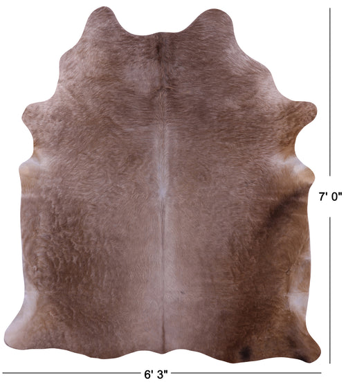 Champagne Natural Cowhide Rug - X-Large 7' 0