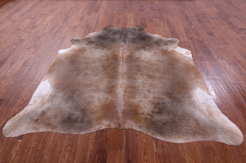Light Brown Natural Cowhide Rug - XX-Large 7' 6