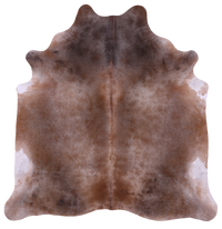 Thumbnail for Light Brown Natural Cowhide Rug - XX-Large 7' 6