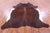Brown & White Natural Cowhide Rug - XX-Large 8' 0"H x 6' 7"W
