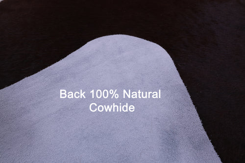 Brown & White Natural Cowhide Rug - XX-Large 8' 0