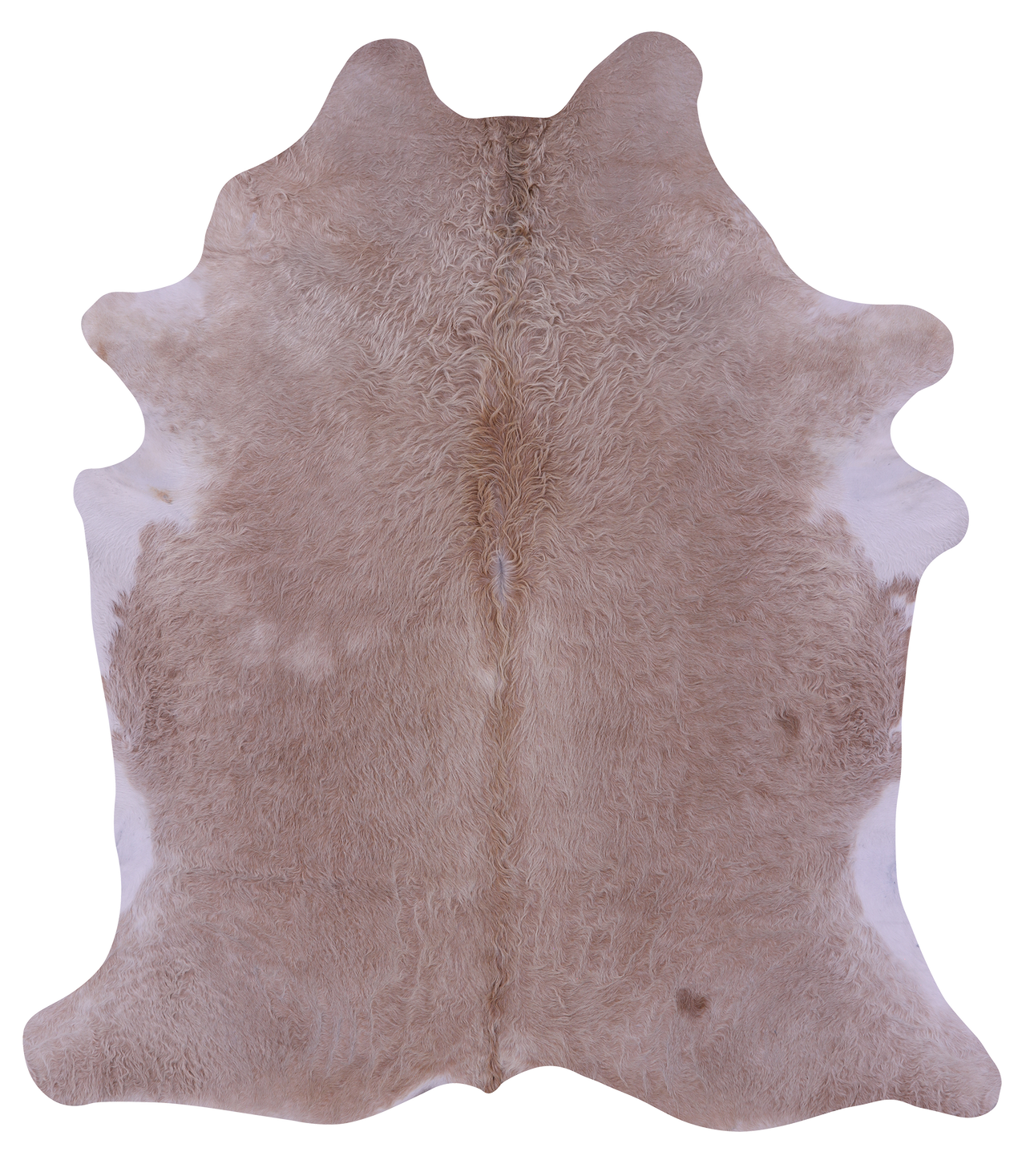 Beige Natural Cowhide Rug - XX-Large 8' 2"H x 7' 2"W