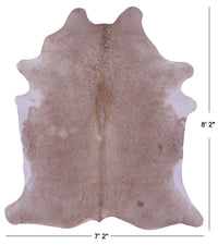 Thumbnail for Beige Natural Cowhide Rug - XX-Large 8' 2