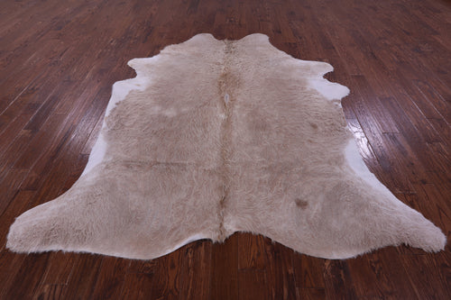 Beige Natural Cowhide Rug - XX-Large 8' 2