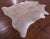 Beige Natural Cowhide Rug - XX-Large 8' 2"H x 7' 2"W