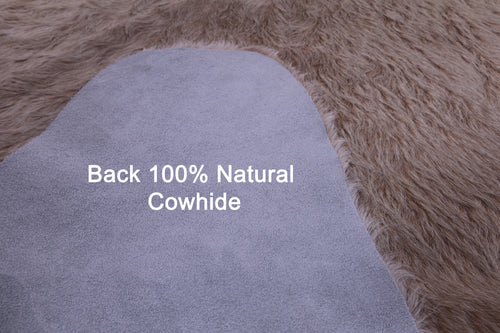 Beige Natural Cowhide Rug - XX-Large 8' 2