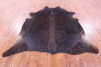 Thumbnail for Dark Brown Natural Cowhide Rug - XX-Large 8' 0