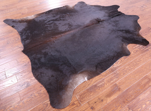 Dark Brown Natural Cowhide Rug - XX-Large 8' 0