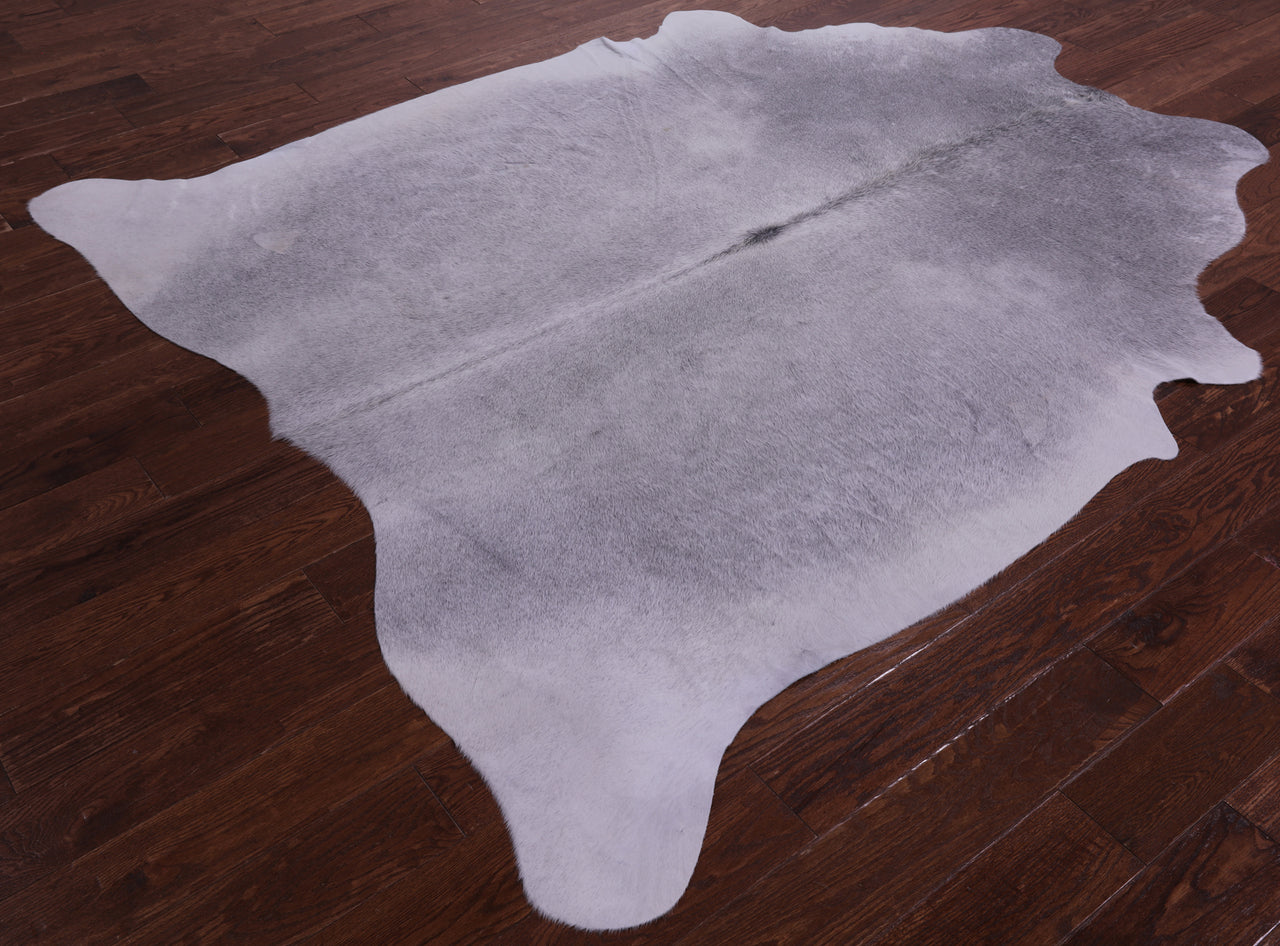 Grey Natural Cowhide Rug - XX-Large 7' 5"H x 6' 5"W