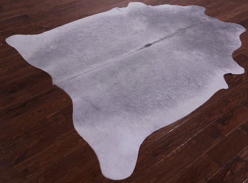 Grey Natural Cowhide Rug - XX-Large 7' 5