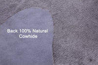 Thumbnail for Grey Natural Cowhide Rug - XX-Large 7' 5