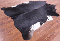 Thumbnail for Black & White Natural Cowhide Rug - XX-Large 8' 2
