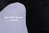 Thumbnail for Black & White Natural Cowhide Rug - XX-Large 8' 2