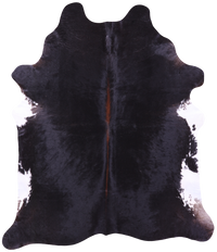 Thumbnail for Black & White Natural Cowhide Rug - XX-Large 8' 2