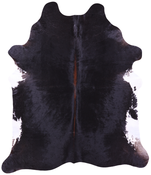Black & White Natural Cowhide Rug - XX-Large 8' 2